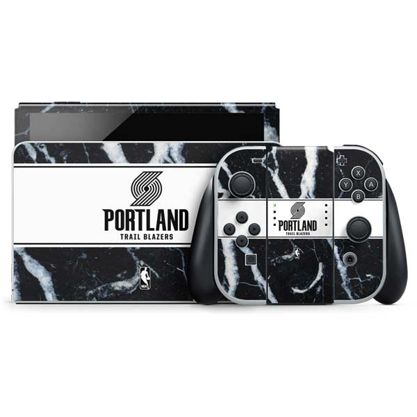 NBA Portland Trail Blazers Marble Nintendo Skins