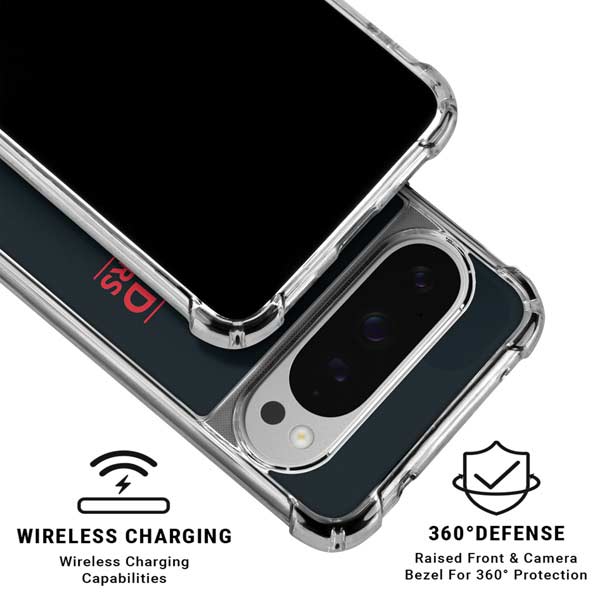 NBA Portland Trail Blazers Standard - Black Google Pixel 10 Pro XL Clear Case