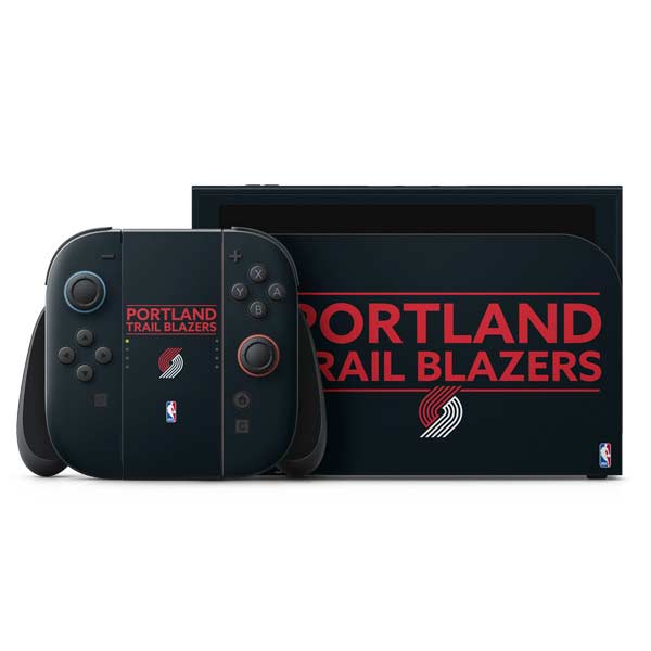 NBA Portland Trail Blazers Standard - Black Nintendo Skins