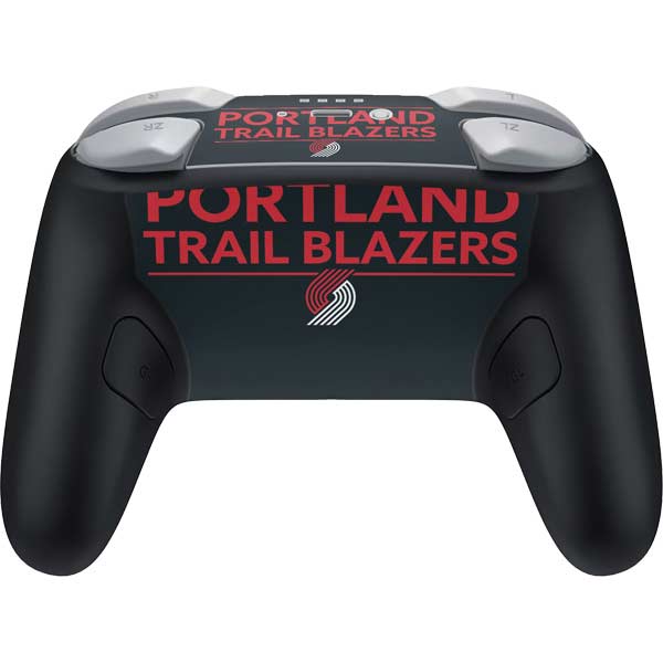 NBA Portland Trail Blazers Standard - Black Nintendo Switch 2 (2025) Pro Controller Skin