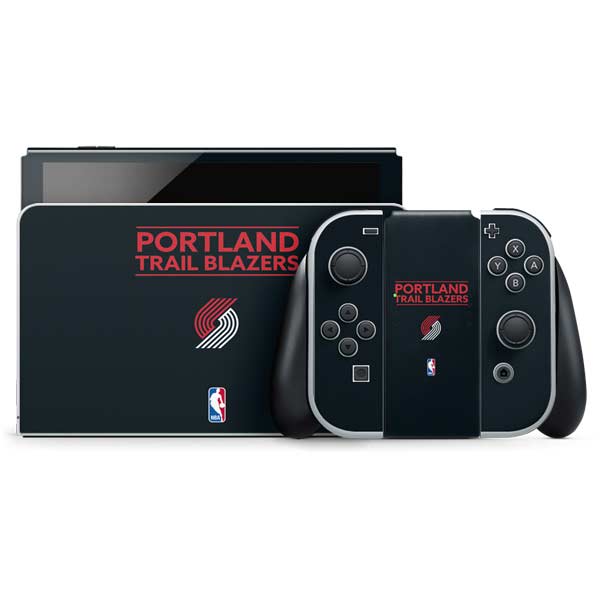 NBA Portland Trail Blazers Standard - Black Nintendo Skins