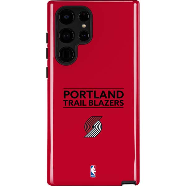 NBA Portland Trail Blazers Standard - Red Galaxy Cases