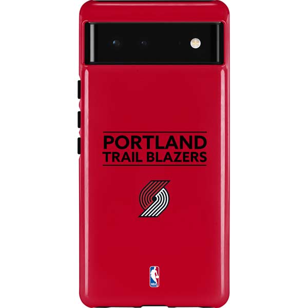 NBA Portland Trail Blazers Standard - Red Pixel Cases