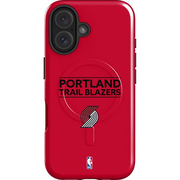 NBA Portland Trail Blazers Standard - Red iPhone 16 Plus Magsafe Impact Case