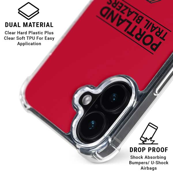 NBA Portland Trail Blazers Standard - Red iPhone 17 MagSafe Case