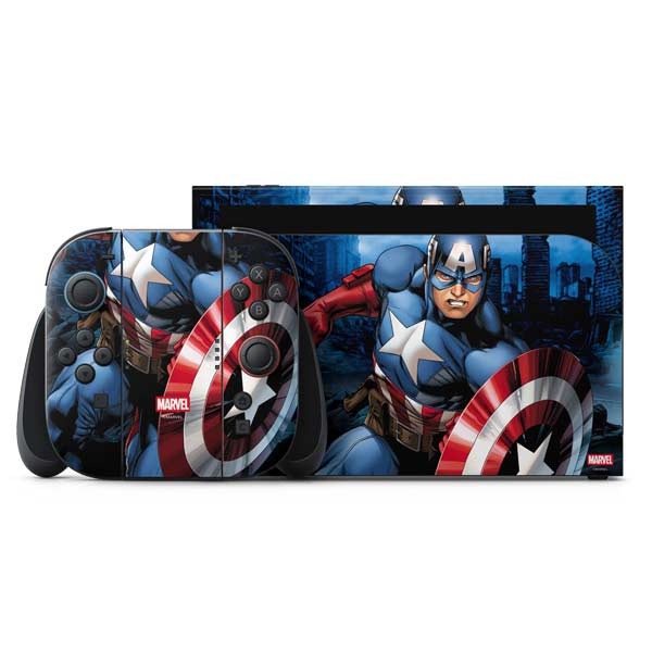 Marvel Captain America Portrait Nintendo Skins