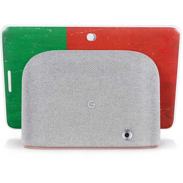 Portugal Flag Distressed Google Home Hub Skin