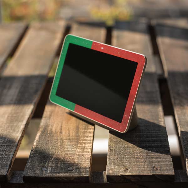 Portugal Flag Distressed Google Home Hub Skin