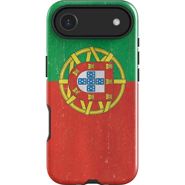 Portugal Flag Distressed iPhone 17 Air Impact Case