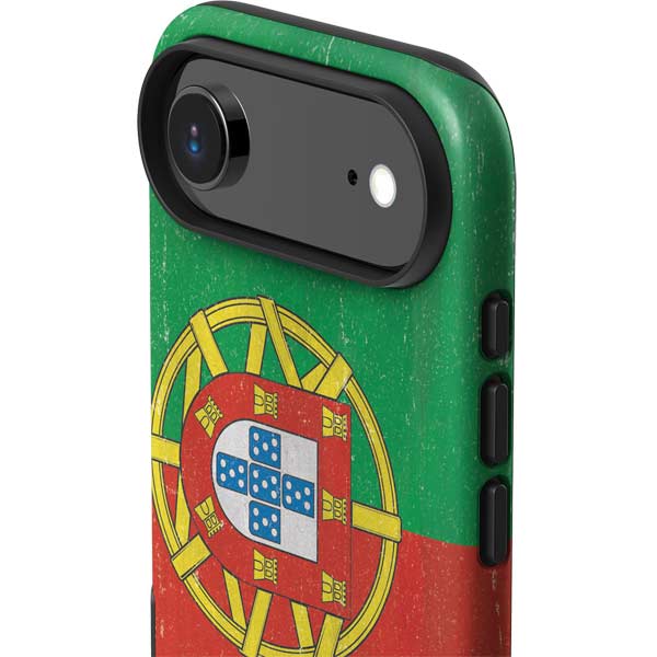 Portugal Flag Distressed iPhone 17 Air Impact Case