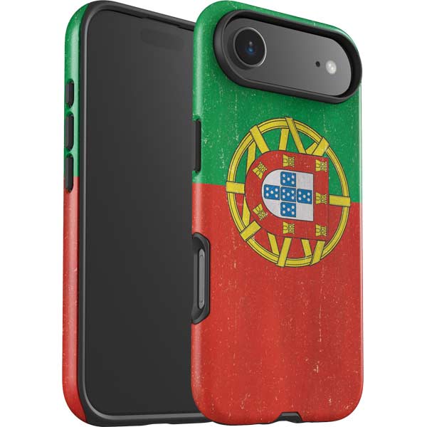 Portugal Flag Distressed iPhone 17 Air Impact Case