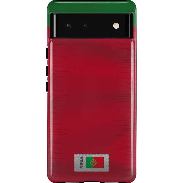 Portugal Soccer Flag Pixel Cases