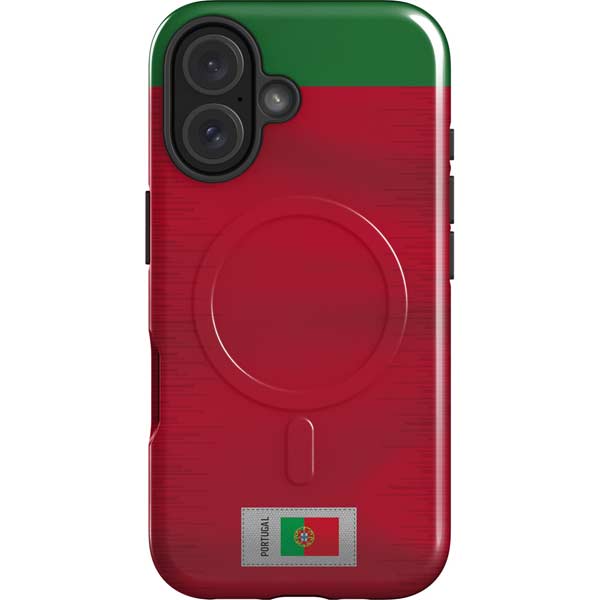 Portugal Soccer Flag iPhone 16 Magsafe Impact Case