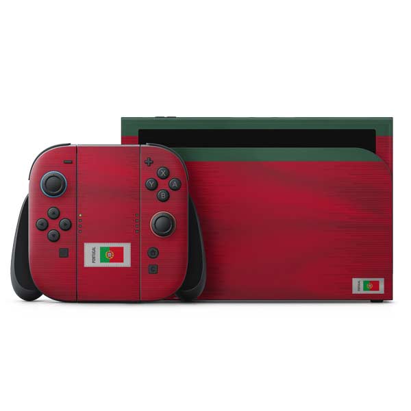 Portugal Soccer Flag Nintendo Skins