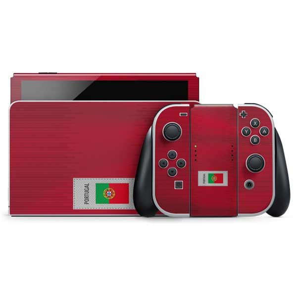 Portugal Soccer Flag Nintendo Skins