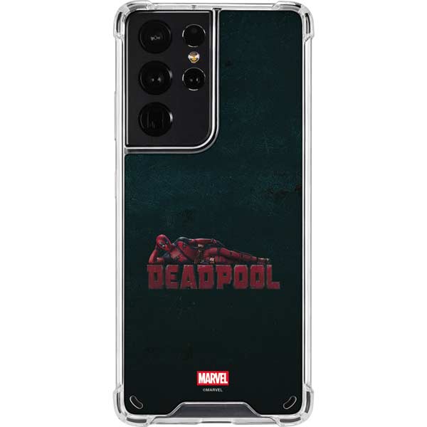 Marvel Deadpool Legacy Posing Deadpool Galaxy S21 Ultra 5G Clear Case