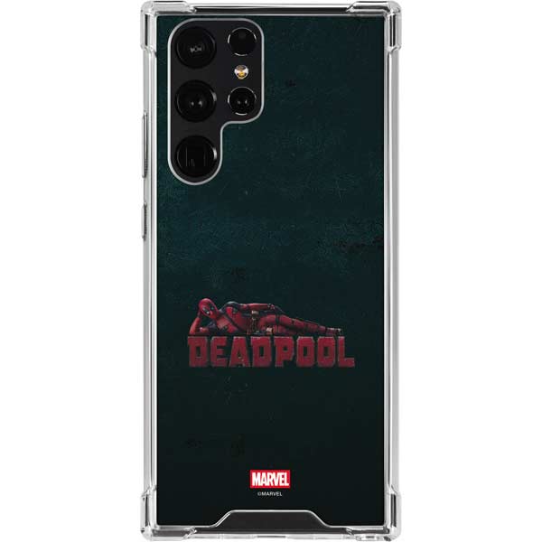 Marvel Deadpool Legacy Posing Deadpool Galaxy S22 Ultra Clear Case