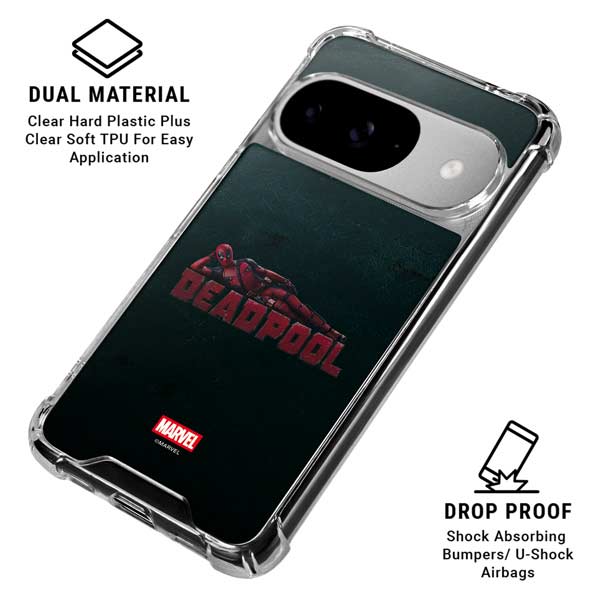Marvel Deadpool Legacy Posing Deadpool Google Pixel 10 Clear Case