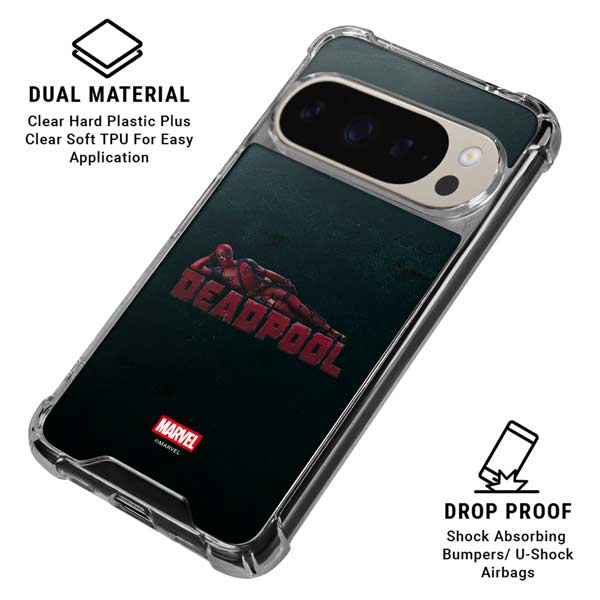Marvel Deadpool Legacy Posing Deadpool Google Pixel 9 Pro XL Clear Case