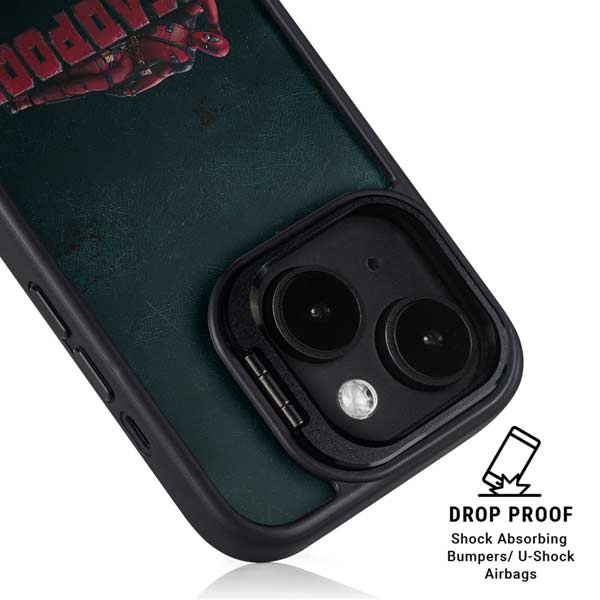 Marvel Deadpool Legacy Posing Deadpool iPhone 15 Kickstand Case