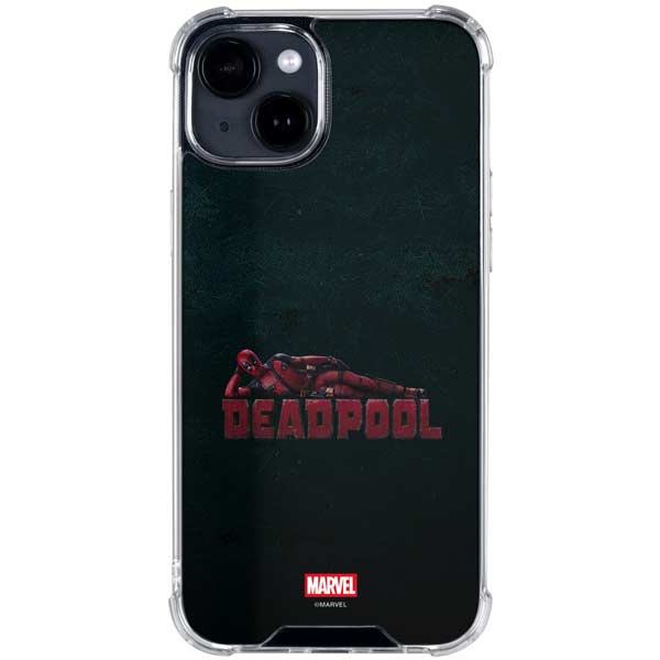 Marvel Deadpool Legacy Posing Deadpool iPhone 15 Plus Clear Case