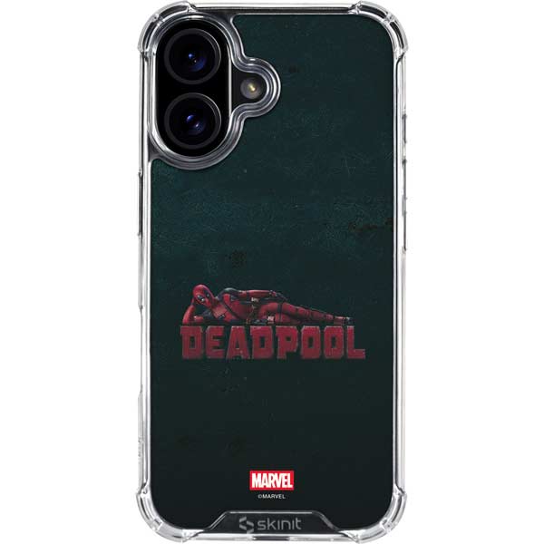 Marvel Deadpool Legacy Posing Deadpool iPhone 16 Plus Clear Case