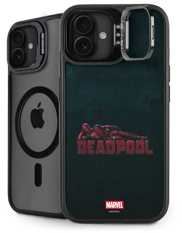 Marvel Deadpool Legacy Posing Deadpool iPhone 16 Plus Kickstand Case