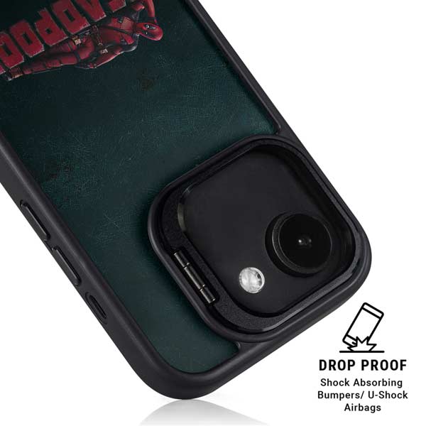 Marvel Deadpool Legacy Posing Deadpool iPhone 16e Kickstand Case