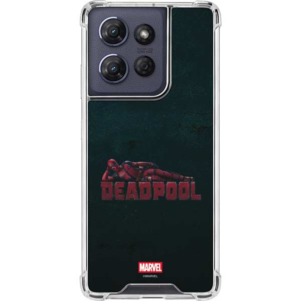 Marvel Deadpool Legacy Posing Deadpool Moto G Power 5G (2025) Clear Case