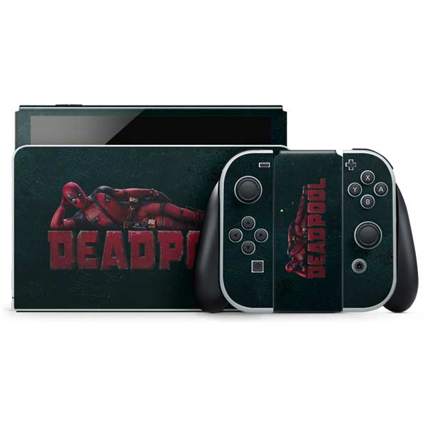 Marvel Deadpool Legacy Posing Deadpool Nintendo Switch OLED (2021) Skin
