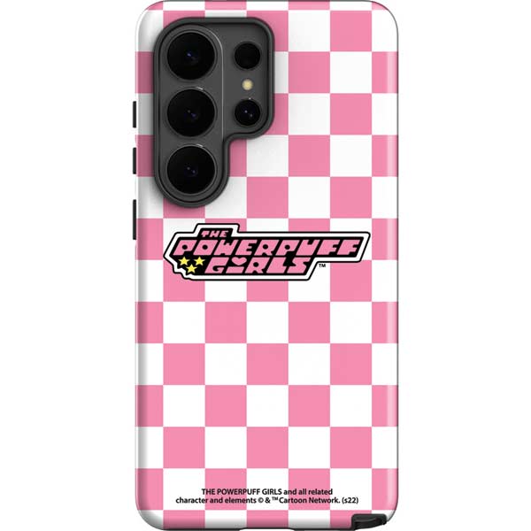 Cartoon Network Powerpuff Girls Checkered Galaxy S26 Ultra Impact Case