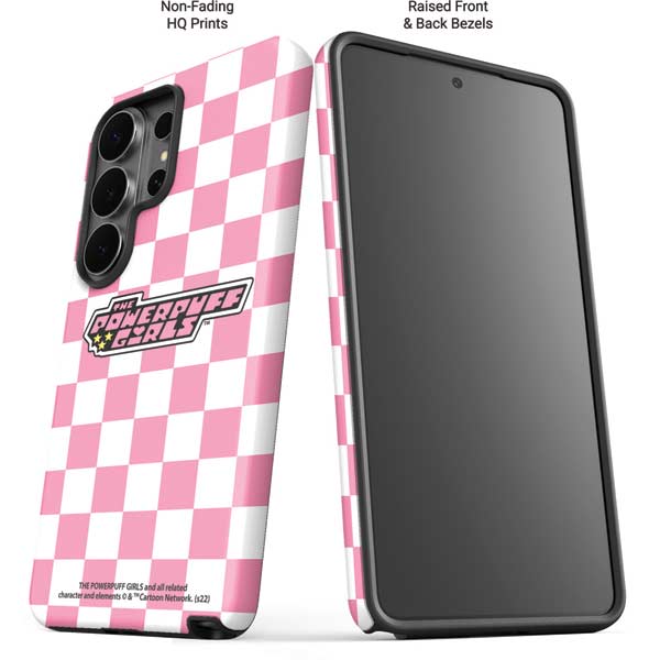 Cartoon Network Powerpuff Girls Checkered Galaxy S26 Ultra Impact Case