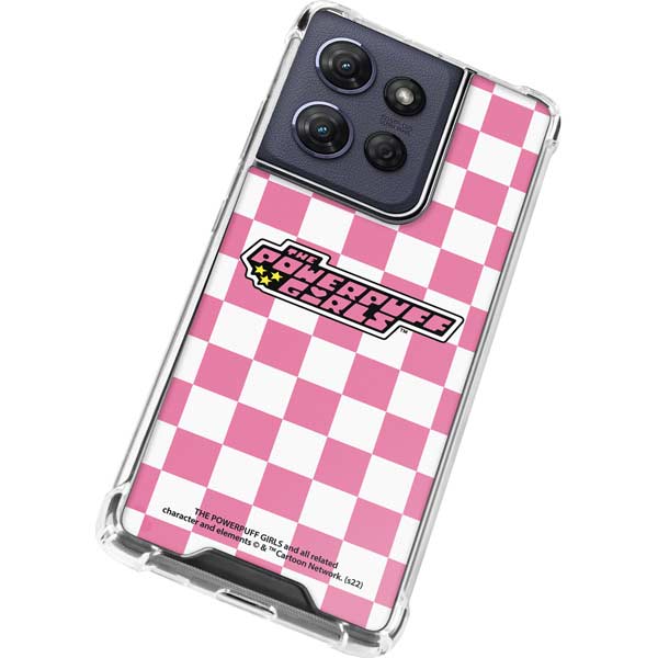 Cartoon Network Powerpuff Girls Checkered Moto G 5G (2025) Clear Case
