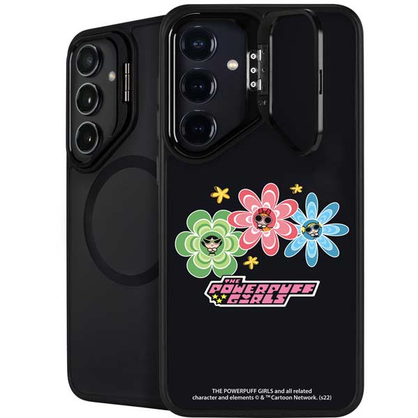 Cartoon Network Powerpuff Girls Flowers Galaxy S26 Plus Kickstand Case