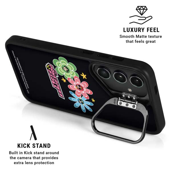 Cartoon Network Powerpuff Girls Flowers Galaxy S26 Plus Kickstand Case