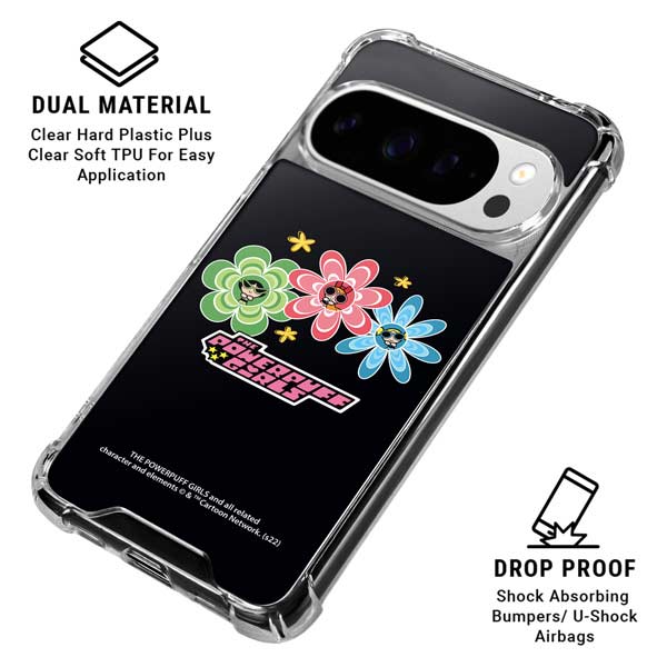 Cartoon Network Powerpuff Girls Flowers Google Pixel 10 Pro XL Clear Case