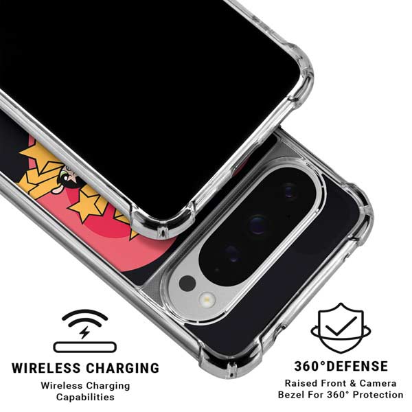 Cartoon Network Powerpuff Girls Gold Stars Google Pixel 10 Pro XL Clear Case