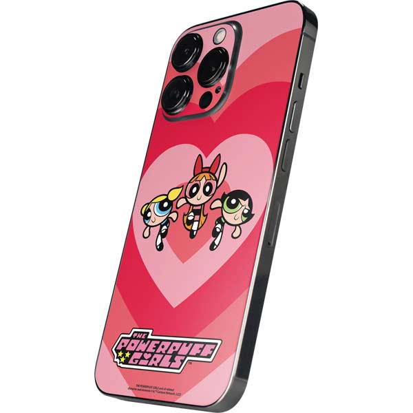 Cartoon Network Powerpuff Girls Hearts iPhone 15 Pro Max Skin