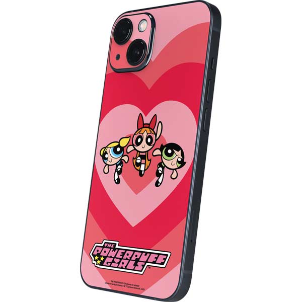Cartoon Network Powerpuff Girls Hearts iPhone 15 Skin