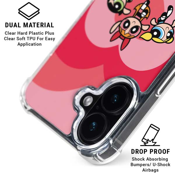 Cartoon Network Powerpuff Girls Hearts iPhone 17 MagSafe Case