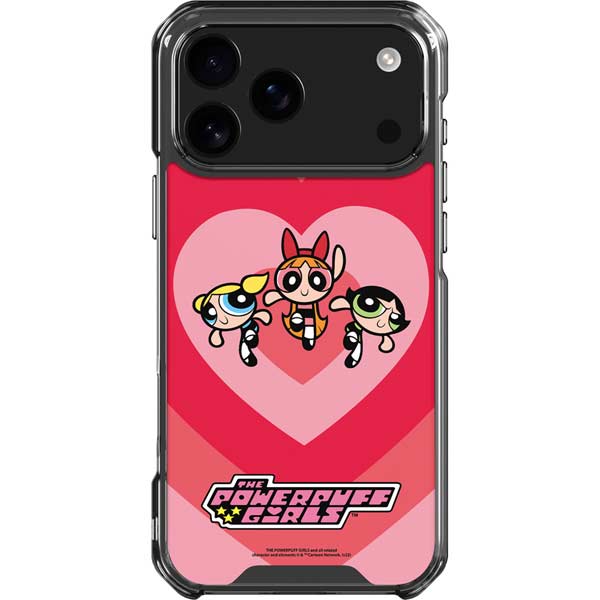 Cartoon Network Powerpuff Girls Hearts iPhone 17 Pro Max Clear