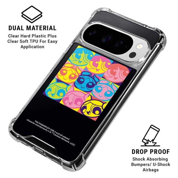Cartoon Network Powerpuff Girls Neon Google Pixel 10 Pro Clear Case
