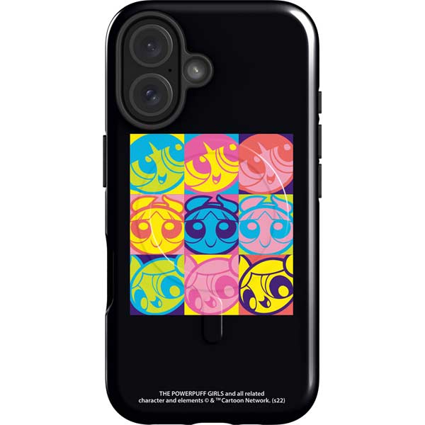 Cartoon Network Powerpuff Girls Neon iPhone 16 Magsafe Impact Case