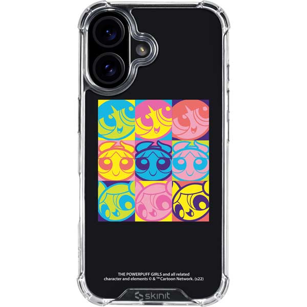 Cartoon Network Powerpuff Girls Neon iPhone 17 Clear Case