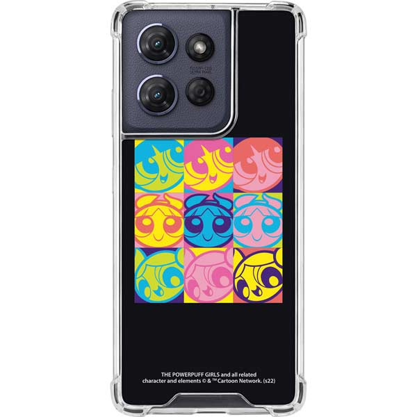 Cartoon Network Powerpuff Girls Neon Moto G 5G (2025) Clear Case