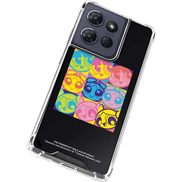 Cartoon Network Powerpuff Girls Neon Moto G 5G (2025) Clear Case