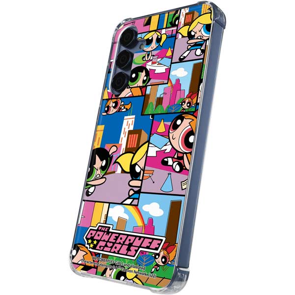 Cartoon Network Powerpuff Girls Patches Galaxy A35 5G Clear Case
