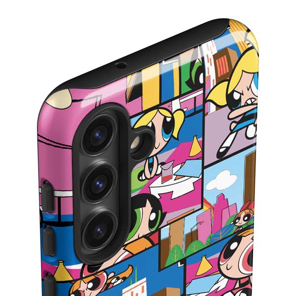 Cartoon Network Powerpuff Girls Patches Galaxy S25 Plus Impact Case