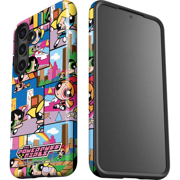 Cartoon Network Powerpuff Girls Patches Galaxy S25 Plus Impact Case