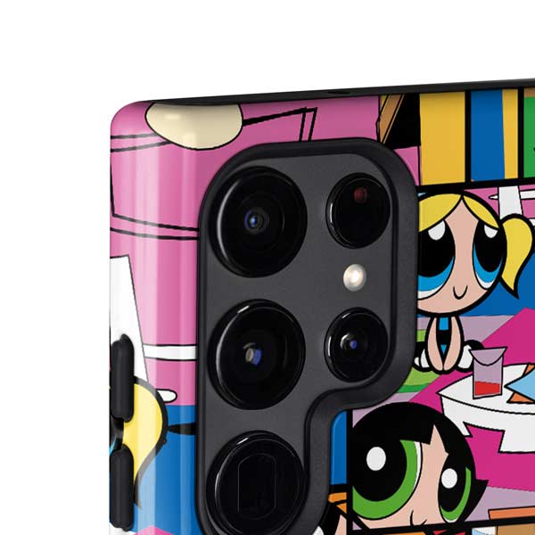 Cartoon Network Powerpuff Girls Patches Galaxy S25 Ultra Impact Case